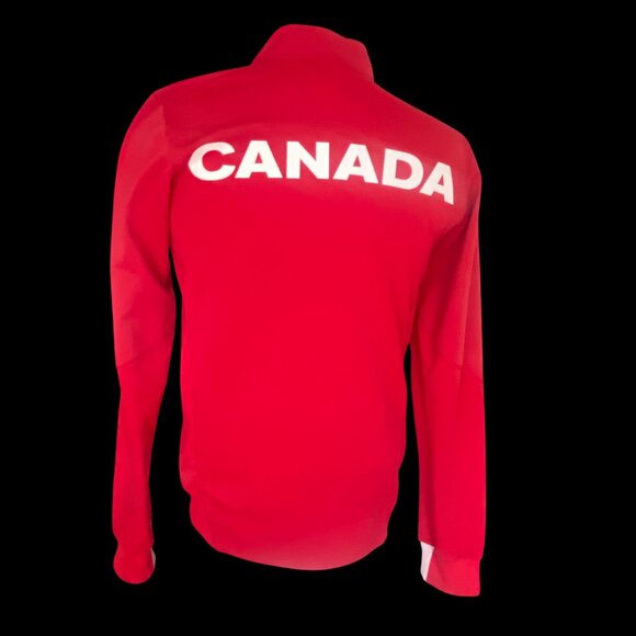Umbro Men's Jacket Canada Soccer Track Red Sz XS - Picture 3 of 7
